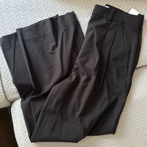 Banana Republic Women's Black Trousers - Wide Leg